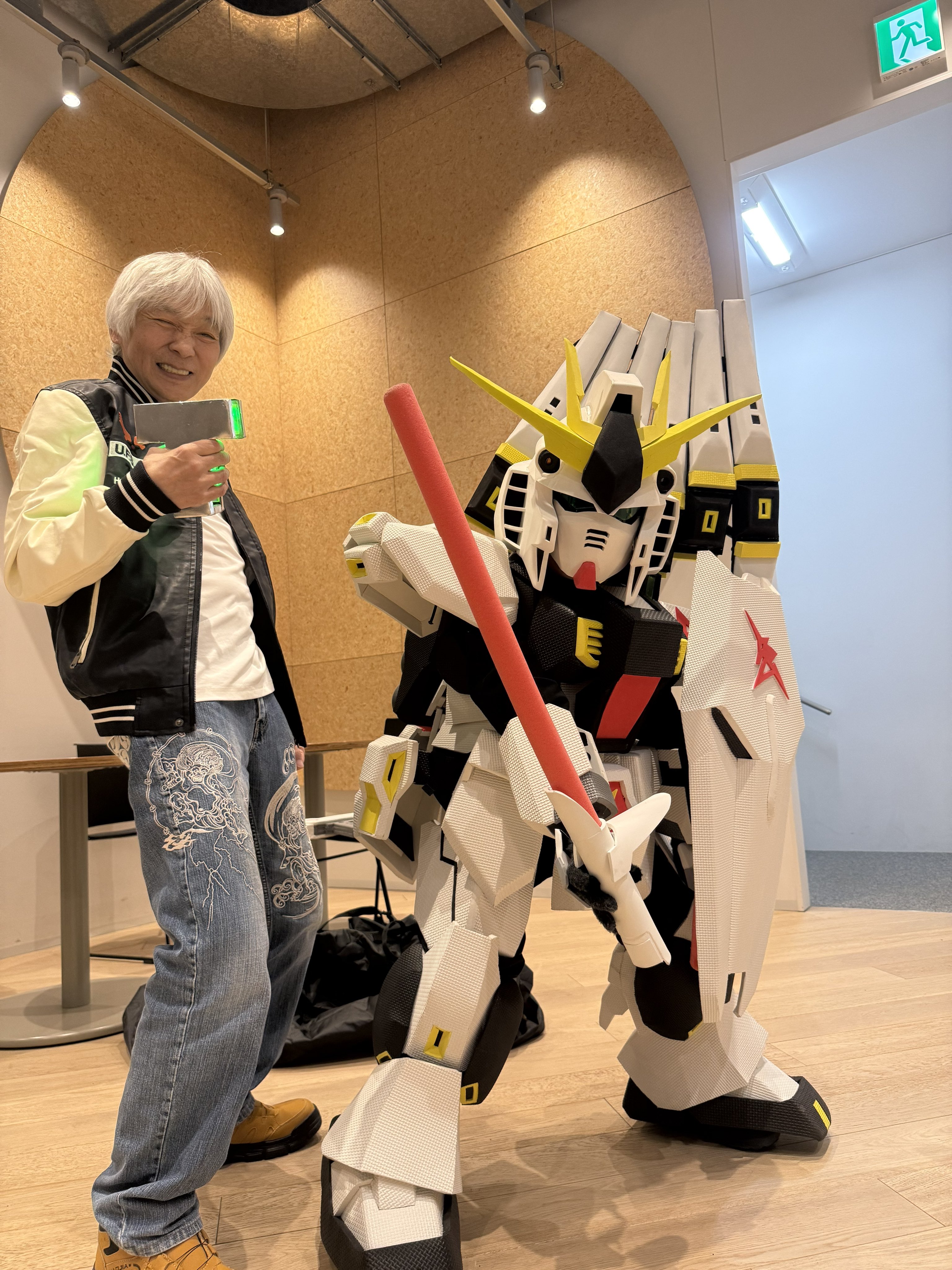 大森英敏とνガンダム — 2026年2月14日 原宿のトークショーにて／機動戦士ガンダム 逆襲のシャア メカ・エフェクト作画監督